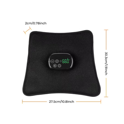 LED Red Light & Infrared Cordless Heating Belt Waist Massager