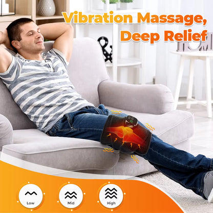 LED Red Light & Infrared Cordless Heating Belt Waist Massager