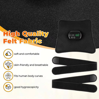 LED Red Light & Infrared Cordless Heating Belt Waist Massager